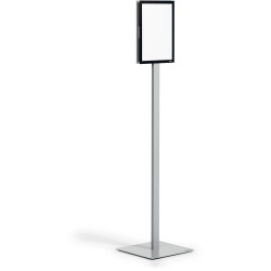 Durable Floorstand Info Stand Basic A4 Silver