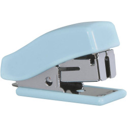 Marbig Mini Stapler 10 Sheet Capacity Pastel Blue