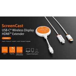 J5Create ScreenCast USB-C Wireless Display HDMI Extender