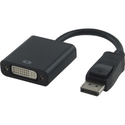 Astrotek DisplayPort DP To DVI Adapter 20 Pin To 24+5 Pins Male To Female 15cm Black