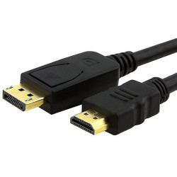 Astrotek DisplayPort DP To HDMI Cable 1080P Gold Plated Male to Male 2 Metre Black