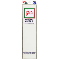 Alpen Gala Crepe Paper 240X50cm White Pack of 12