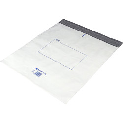 Protext Polycell Plastic Courier Bag 250mm x 325mm White Carton of 1000