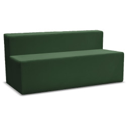 K2 Marbella Oxley Rectangle Single Sided Chair With Low Back 900W x 670mmD Green PU