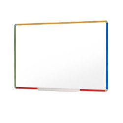 Visionchart Vista Magnetic Whiteboard 600 x 900mm 4 Colour Frame