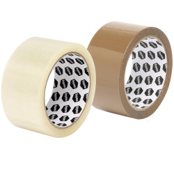 Marbig Packaging Tape 48mmx75m Brown Pack Of 6