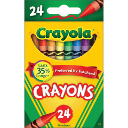 Crayola Tuck Box Crayons 92x8mm Assorted Pack of 24