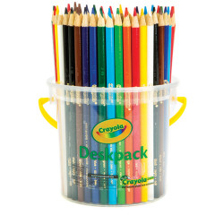 Crayola Coloured Pencils Full Size Deskpack 12 Colours Assorted Pack of 48