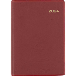 Collins Belmont Pocket Diary A7 2 Days To Page Burgundy
