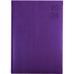 Debden Silhouette Diary A4 Week To View Purple