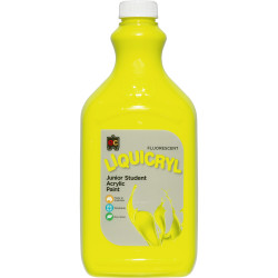 EC Liquicryl Paint 2 Litres Fluorescent Yellow