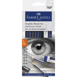 Faber-Castell Graphite Pencils Sketch Set of 8