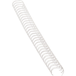 Fellowes Wire Binding Combs 8mm 34 Loop White Pack of 100