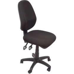 Rapidline EG100CH Ergonomic  Chair Oval High Back  3 Lever Black