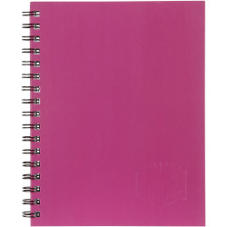 Spirax 511 Hard Cover Notebook A5 200 Page Pink