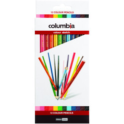 Columbia Coloursketch Coloured Pencil Round Full Length Assorted Pack Of 12