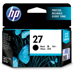 HP 27 Ink Cartridge Black C8727AA