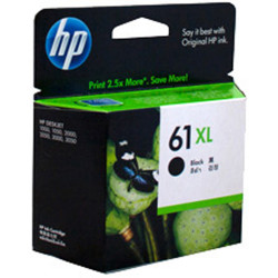 HP 61XL Ink Cartridge High Yield Black CH563WA