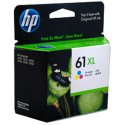 HP 61XL Ink Cartridge High Yield Tri Colour CH564WA
