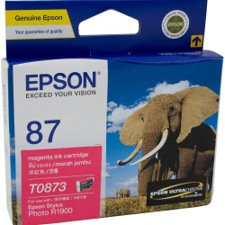 Epson T0873 UltraChrome Hi-Gloss2 Ink Cartridge Magenta
