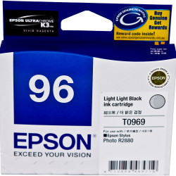 Epson T0969 UltraChrome K3 Ink With Vivid Magenta Ink Cartridge Light Light Black