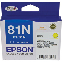 Epson 81/81N Ink Cartridge High Yield Yellow