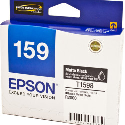 Epson T1598 UltraChrome Hi-Gloss2 Ink Cartridge Matte Black