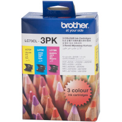 Brother LC-73CL Ink Cartridge Colour Value Pack CMY