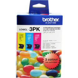 Brother LC-40CL Ink Cartridge Colour Value Pack CMY