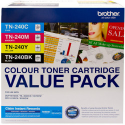 Brother TN-240CL4PK Toner Cartridge Value Pack