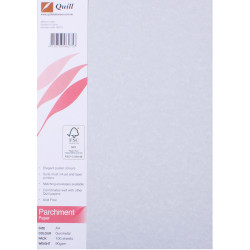 Quill Parchment Paper A4 90gsm Gunmetal Pack of 100