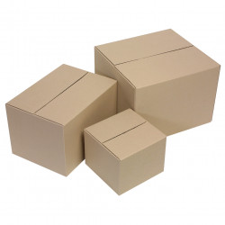 Marbig Enviro Packing Cartons Recycled 420W x 400D x 300mmH Size 3 Pack Of 10