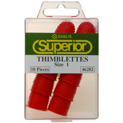 Esselte Superior Thimblettes Size 1 Red Box Of 10