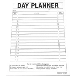 Quill Planner Pad A4 Day Planner 70gsm 50 Leaf