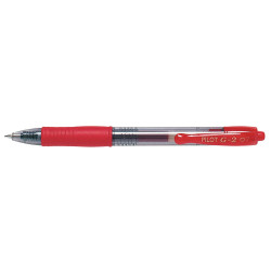 Pilot G2 Gel Ink Pen Retractable Fine 0.7mm Red