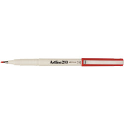 Artline 210 Fineliner Pen Medium 0.6mm Red