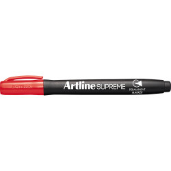 Artline Supreme Permanent Marker Bullet 1mm Red