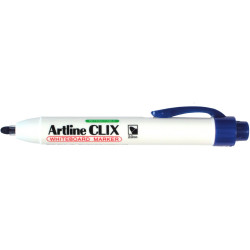 Artline 573 Clix Whiteboard Retractable Marker Bullet 2mm Blue