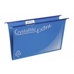Crystalfile Suspension Files Polypropylene Blue Pack Of 20