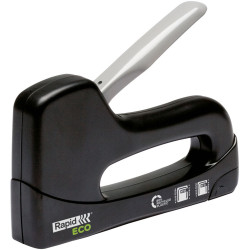 Rapid Eco Tacker Stapler 100% Recycled Accepts 13/4-8 Staples Black