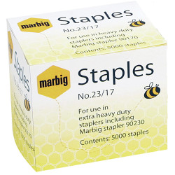 Marbig Staples Heavy Duty No. 23/17 Box Of 5000