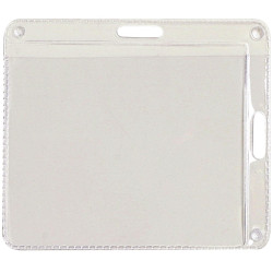Rexel ID Pouches ID Card 2 Way Landscape or Portrait 105 x 90mm Clear Pack Of 10