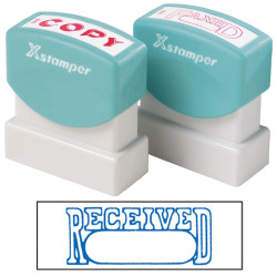 XStamper Stamp CX-BN 1203 Received/Date Blue