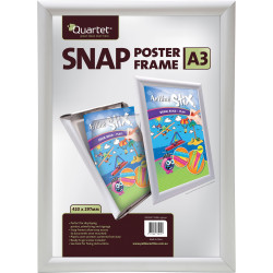 Quartet Instant Snap Poster Frames A3 25mm Aluminium