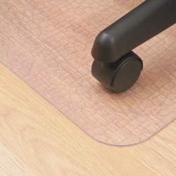 Marbig Economat PVC Chair Mat For Hard Floors 114 x 134cm Clear