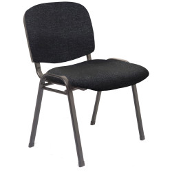 Rapidline Nova Stackable Visitor Chair Charcoal