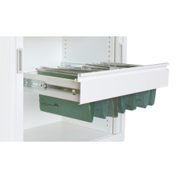 Steelco File Frame Pull Out W1200 White Satin
