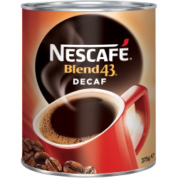 Nescafe Blend 43 Decaffeinated Coffee 375gm Can