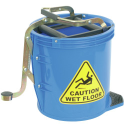 Italplast Heavy Duty Mop Bucket 16 Litres Blue