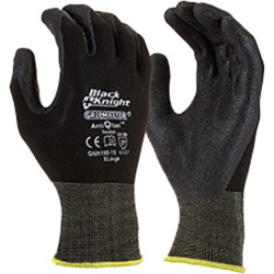 Maxisafe Black Knight Gripmaster Gloves Extra Large Black